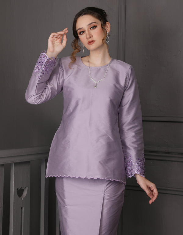 BAJU KURUNG KEDAH RAISA (LILAC)